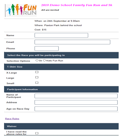 Professional looking forms
